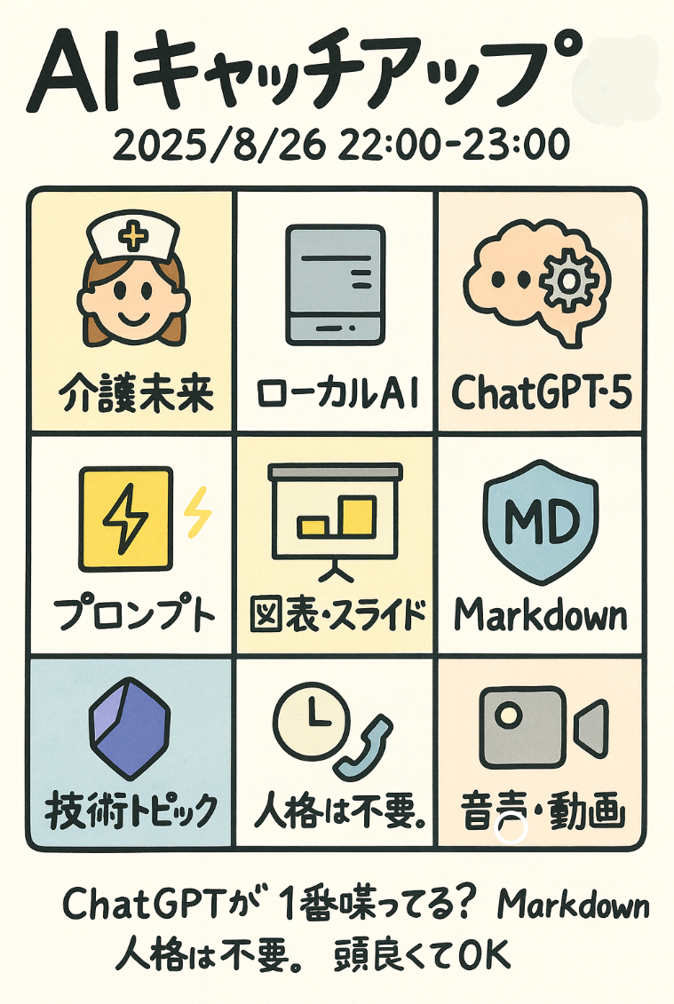 第2回生成AIキャッチアップ会の内容まとめ