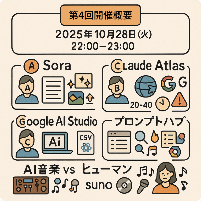 第4回生成AIキャッチアップ会の内容まとめ